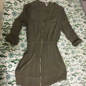 Olive Green Guess Dress